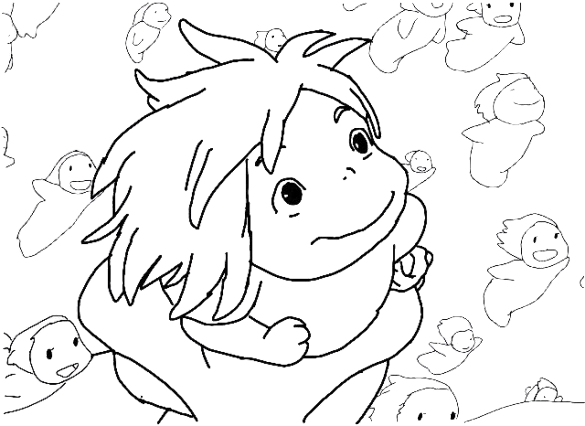 Ponyo sulla scogliera - 